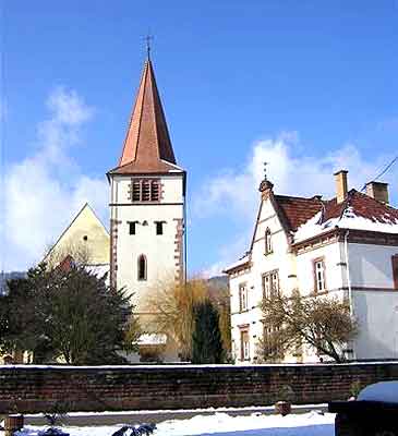 glise et presbytre luthriens de Lembach