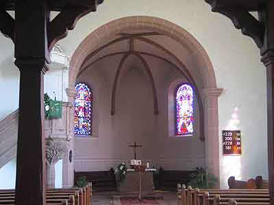 intrieur du temple de Lembach